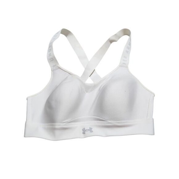 Under Armour Sports Bra Size Small White Infinity High Bra - Picture 5 of 13